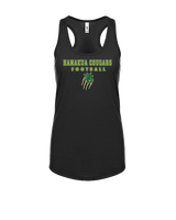 Hamakua Cougars Football Block - Womens Tank Top