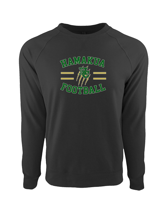 Hamakua Cougars Football Curve - Crewneck Sweatshirt