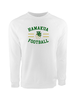Hamakua Cougars Football Curve - Crewneck Sweatshirt