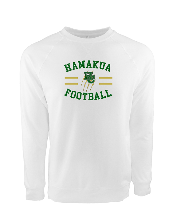 Hamakua Cougars Football Curve - Crewneck Sweatshirt