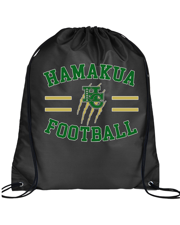 Hamakua Cougars Football Curve - Drawstring Bag
