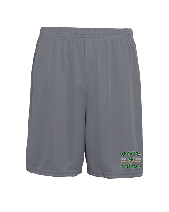 Hamakua Cougars Football Curve - Mens 7inch Training Shorts