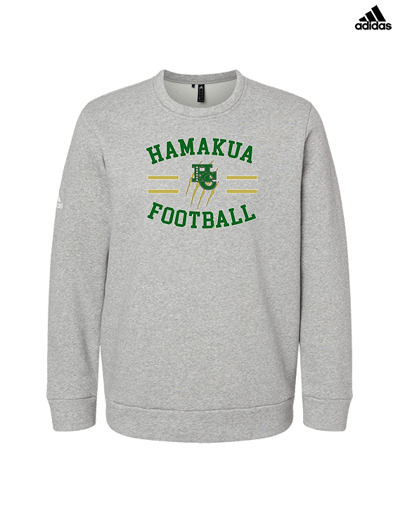 Hamakua Cougars Football Curve - Mens Adidas Crewneck