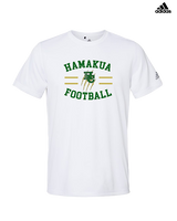 Hamakua Cougars Football Curve - Mens Adidas Performance Shirt