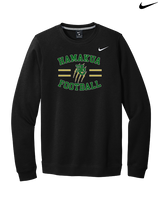 Hamakua Cougars Football Curve - Mens Nike Crewneck