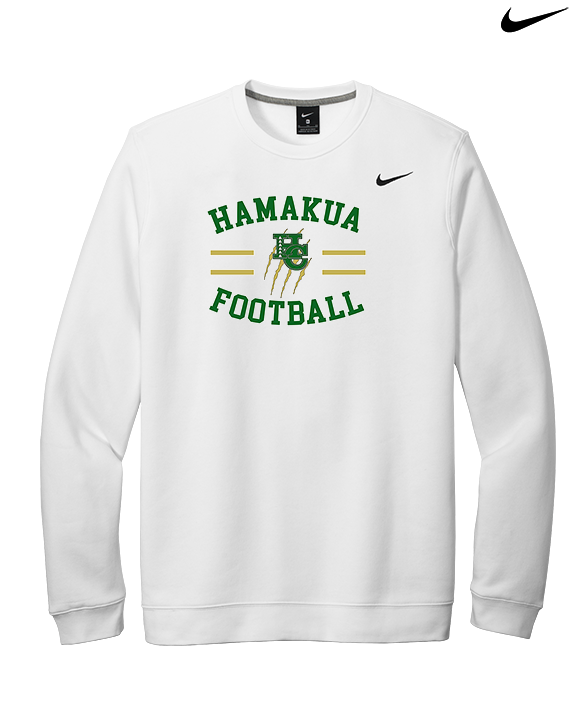 Hamakua Cougars Football Curve - Mens Nike Crewneck