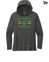 Hamakua Cougars Football Curve - New Era Tri-Blend Hoodie