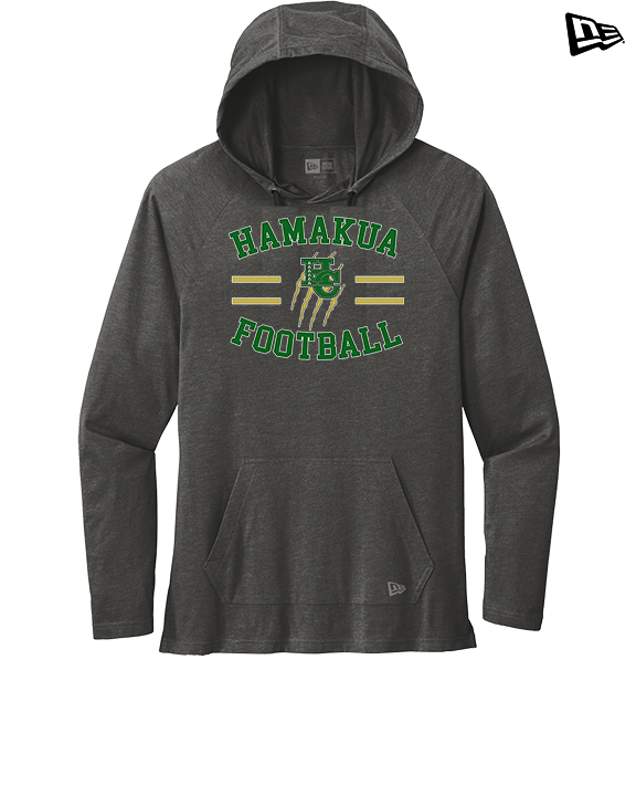 Hamakua Cougars Football Curve - New Era Tri-Blend Hoodie