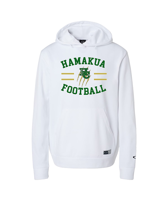 Hamakua Cougars Football Curve - Oakley Performance Hoodie