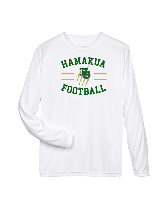 Hamakua Cougars Football Curve - Performance Longsleeve