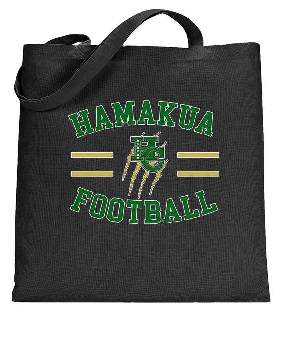 Hamakua Cougars Football Curve - Tote