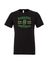 Hamakua Cougars Football Curve - Tri-Blend Shirt