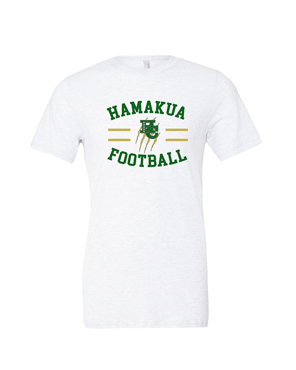 Hamakua Cougars Football Curve - Tri-Blend Shirt