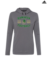 Hamakua Cougars Football Curve - Womens Adidas Hoodie