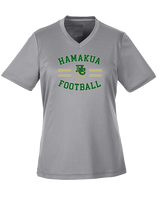 Hamakua Cougars Football Curve - Womens Performance Shirt