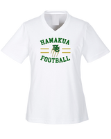 Hamakua Cougars Football Curve - Womens Performance Shirt