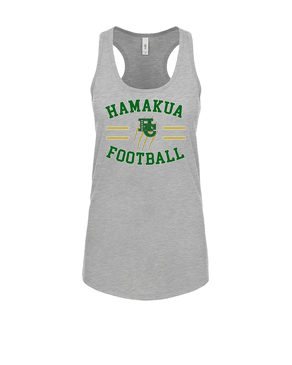 Hamakua Cougars Football Curve - Womens Tank Top