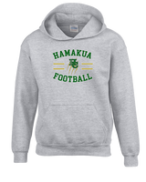 Hamakua Cougars Football Curve - Youth Hoodie