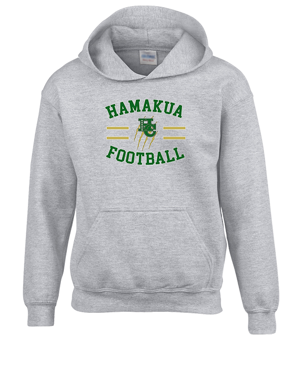 Hamakua Cougars Football Curve - Youth Hoodie