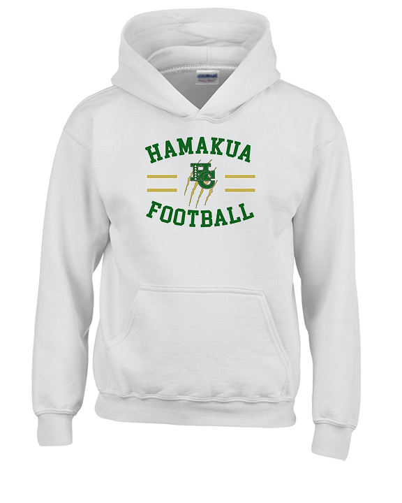 Hamakua Cougars Football Curve - Youth Hoodie