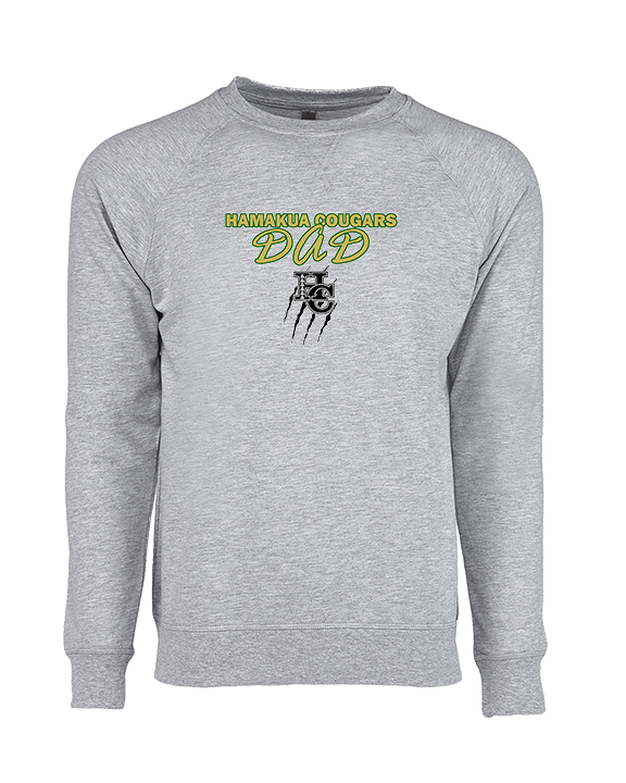Hamakua Cougars Football Dad - Crewneck Sweatshirt