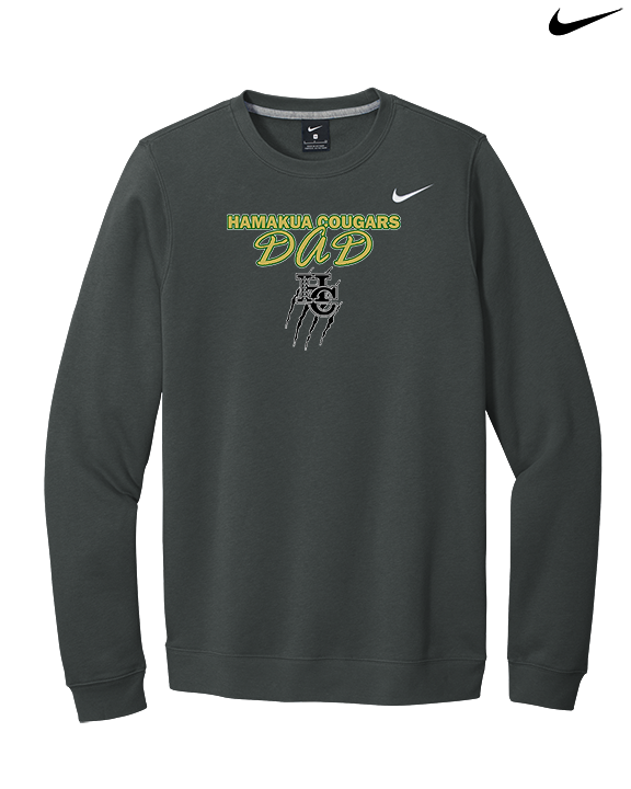 Hamakua Cougars Football Dad - Mens Nike Crewneck