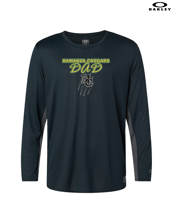 Hamakua Cougars Football Dad - Mens Oakley Longsleeve