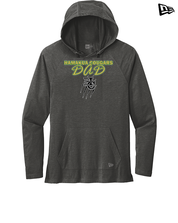 Hamakua Cougars Football Dad - New Era Tri-Blend Hoodie