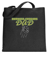 Hamakua Cougars Football Dad - Tote