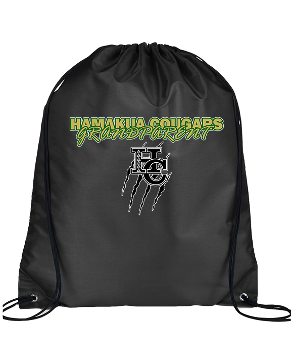 Hamakua Cougars Football Grandparent - Drawstring Bag