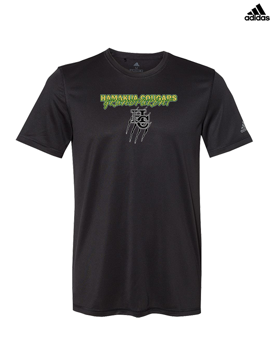 Hamakua Cougars Football Grandparent - Mens Adidas Performance Shirt