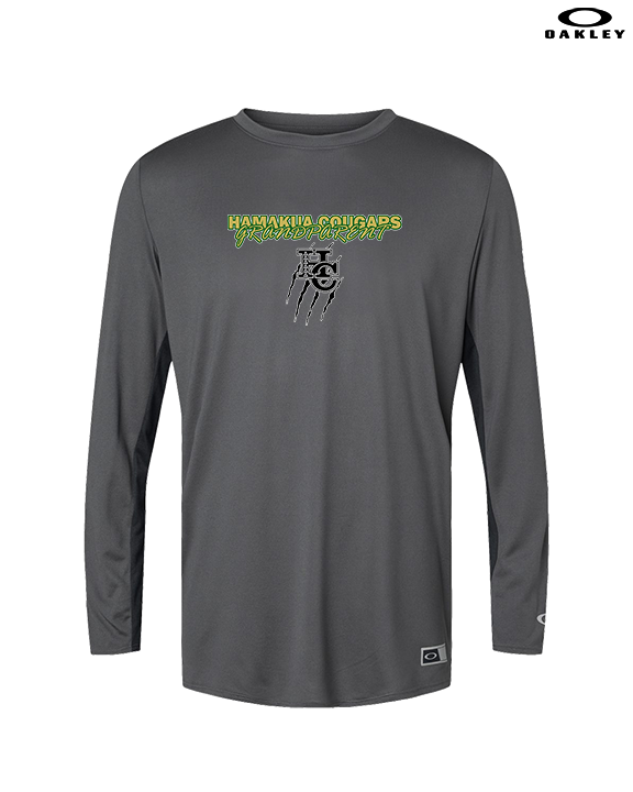Hamakua Cougars Football Grandparent - Mens Oakley Longsleeve