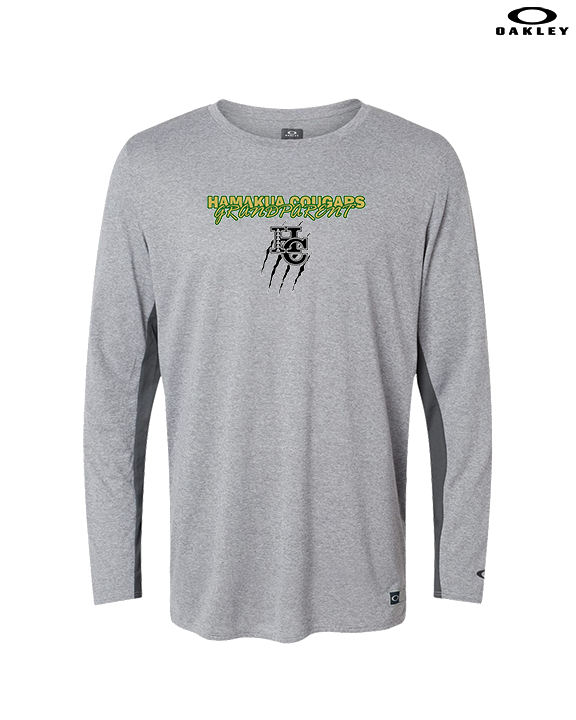Hamakua Cougars Football Grandparent - Mens Oakley Longsleeve