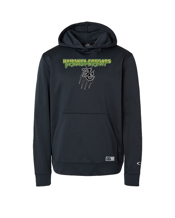 Hamakua Cougars Football Grandparent - Oakley Performance Hoodie