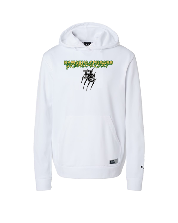 Hamakua Cougars Football Grandparent - Oakley Performance Hoodie