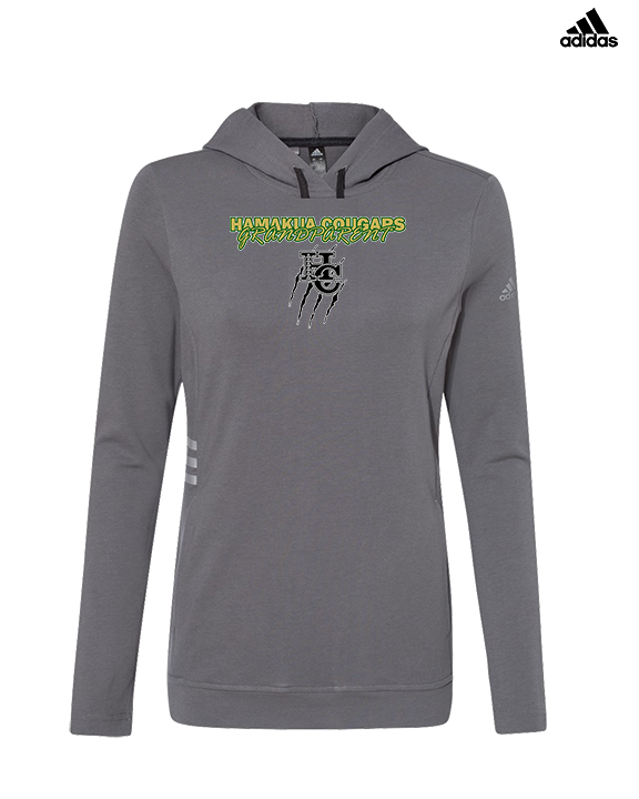 Hamakua Cougars Football Grandparent - Womens Adidas Hoodie