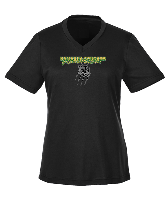 Hamakua Cougars Football Grandparent - Womens Performance Shirt