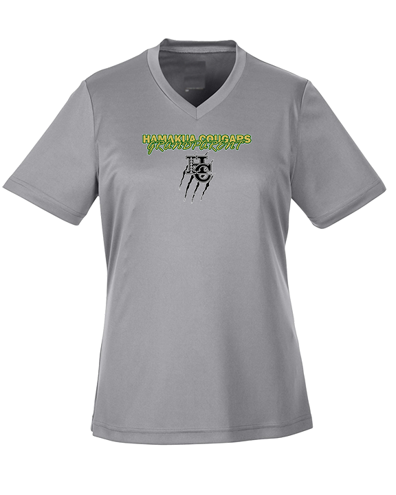 Hamakua Cougars Football Grandparent - Womens Performance Shirt