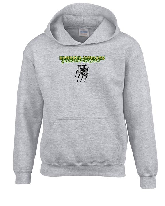 Hamakua Cougars Football Grandparent - Youth Hoodie