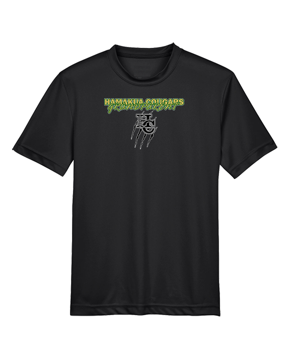 Hamakua Cougars Football Grandparent - Youth Performance Shirt