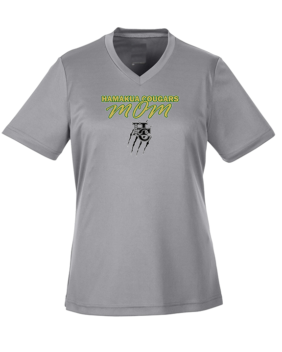 Hamakua Cougars Football Mom - Womens Performance Shirt