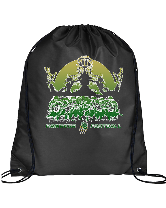 Hamakua Cougars Football Unleashed - Drawstring Bag