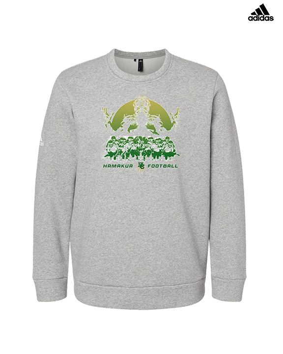 Hamakua Cougars Football Unleashed - Mens Adidas Crewneck