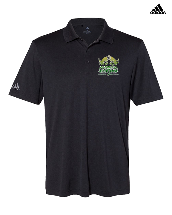 Hamakua Cougars Football Unleashed - Mens Adidas Polo