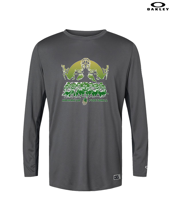Hamakua Cougars Football Unleashed - Mens Oakley Longsleeve