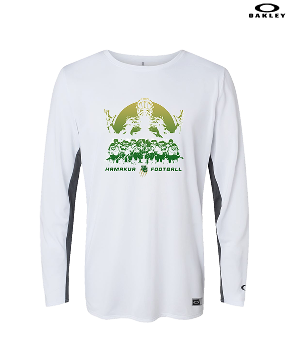 Hamakua Cougars Football Unleashed - Mens Oakley Longsleeve
