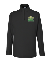 Hamakua Cougars Football Unleashed - Mens Quarter Zip