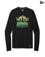 Hamakua Cougars Football Unleashed - New Era Performance Long Sleeve