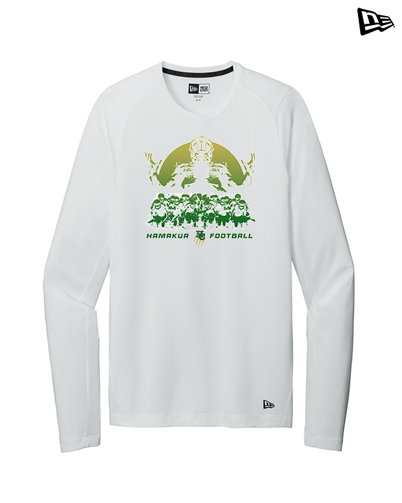 Hamakua Cougars Football Unleashed - New Era Performance Long Sleeve