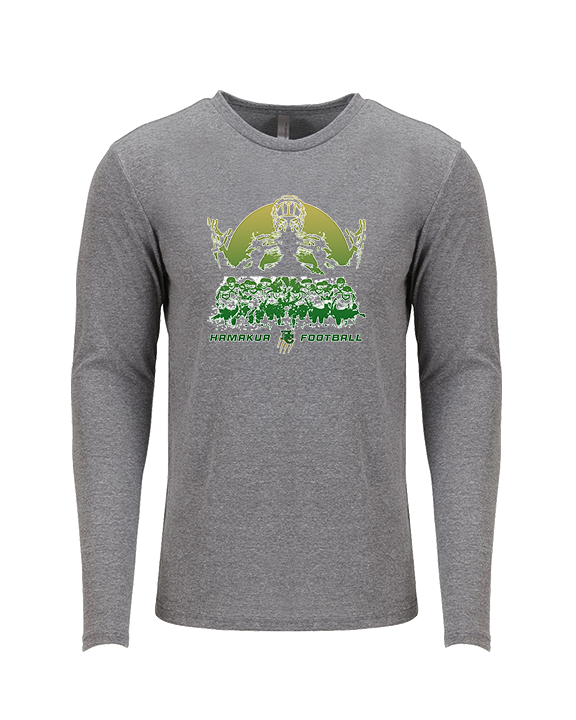 Hamakua Cougars Football Unleashed - Tri-Blend Long Sleeve
